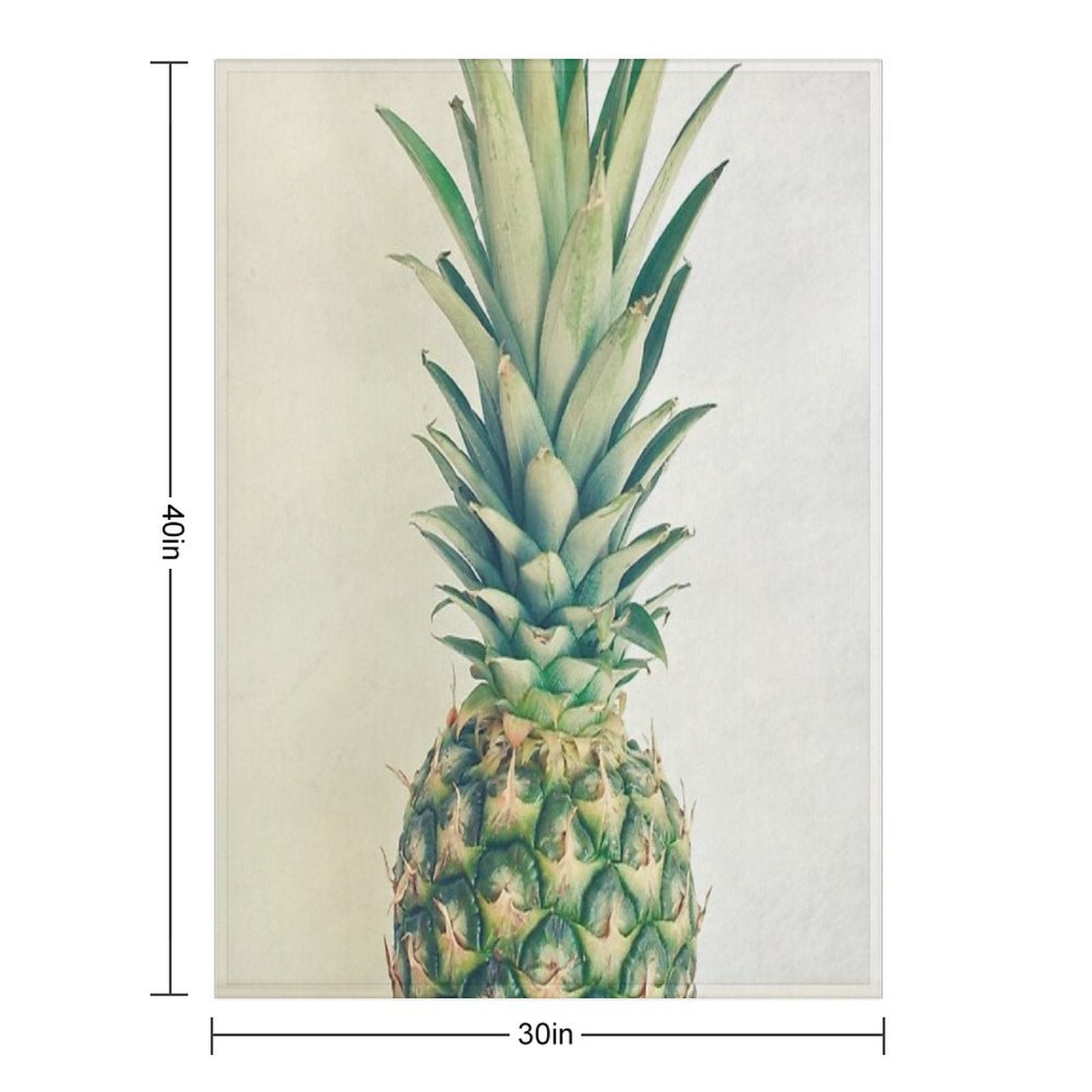 Pineapple Comfort Throw Blanket