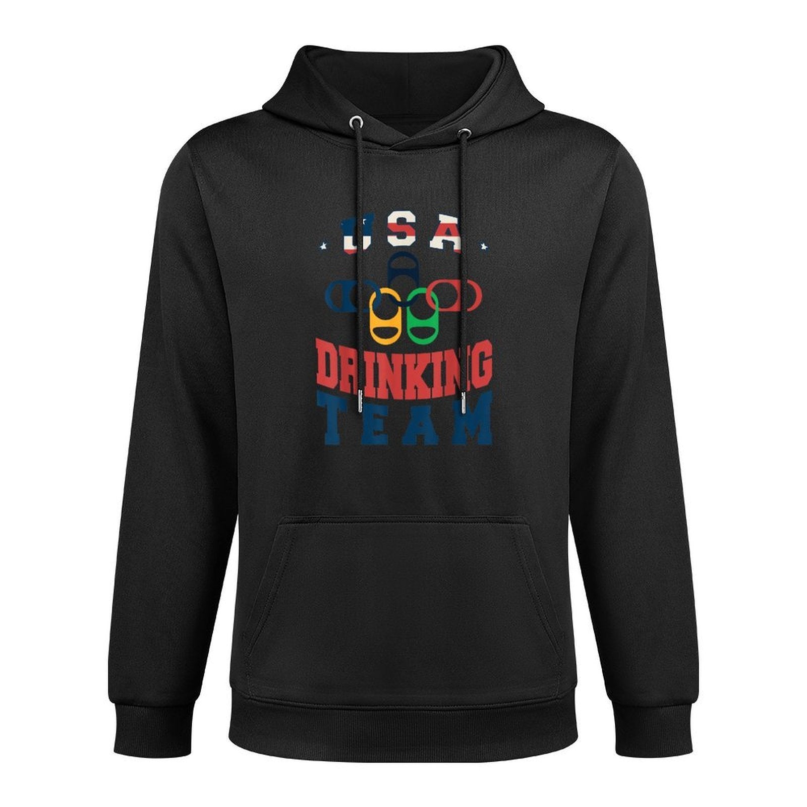 Merica Funny USA Drinking Team Patriotic USA America Adjustable Hood Hoodie