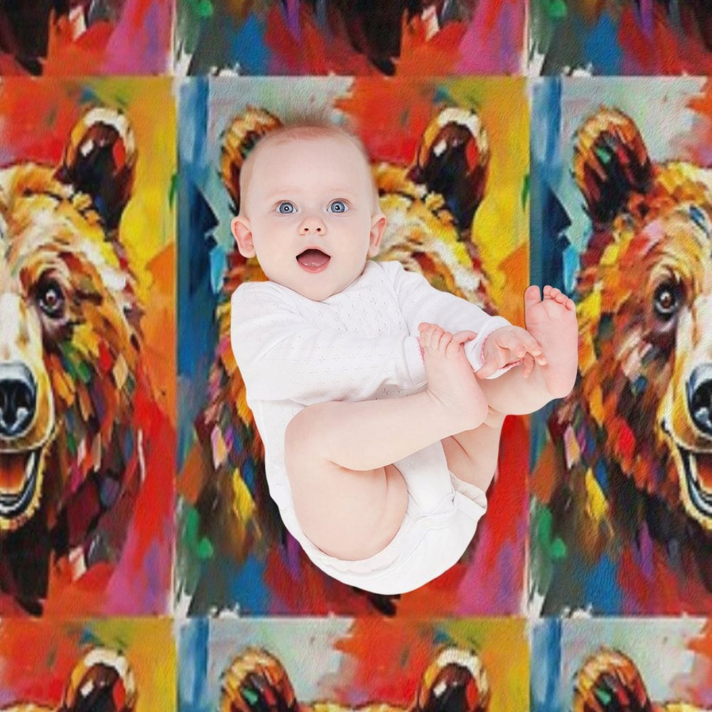 Bear Compact Throw Blanket
