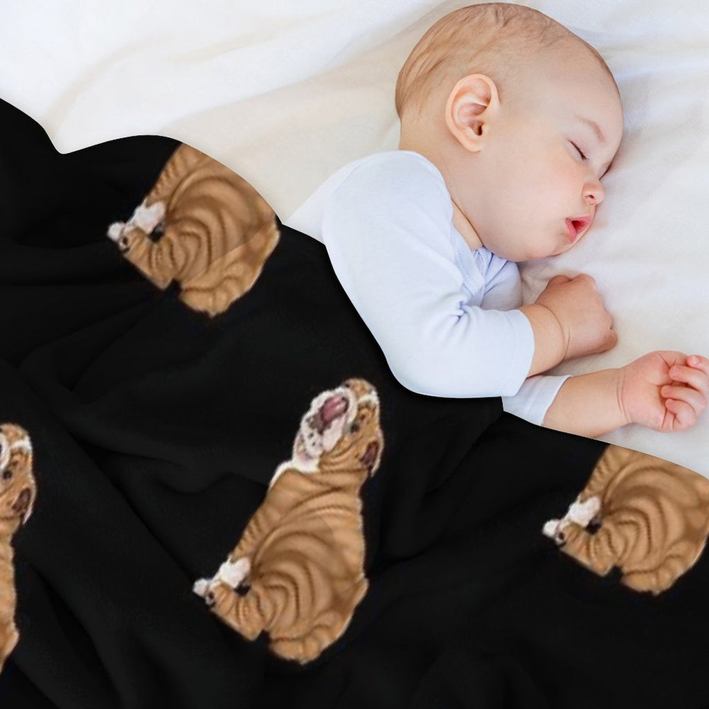 English Bulldog Premium Throw Blanket
