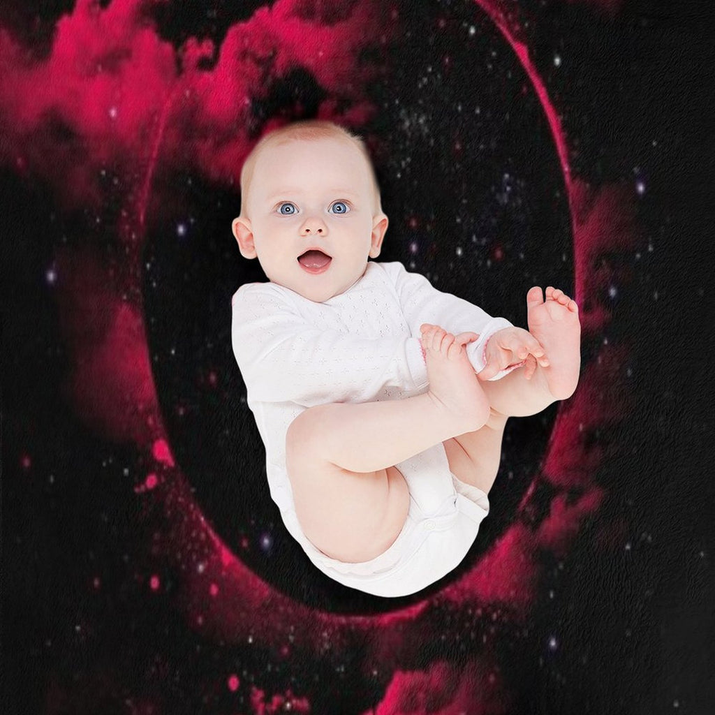 Black Hole Easy Care Throw Blanket