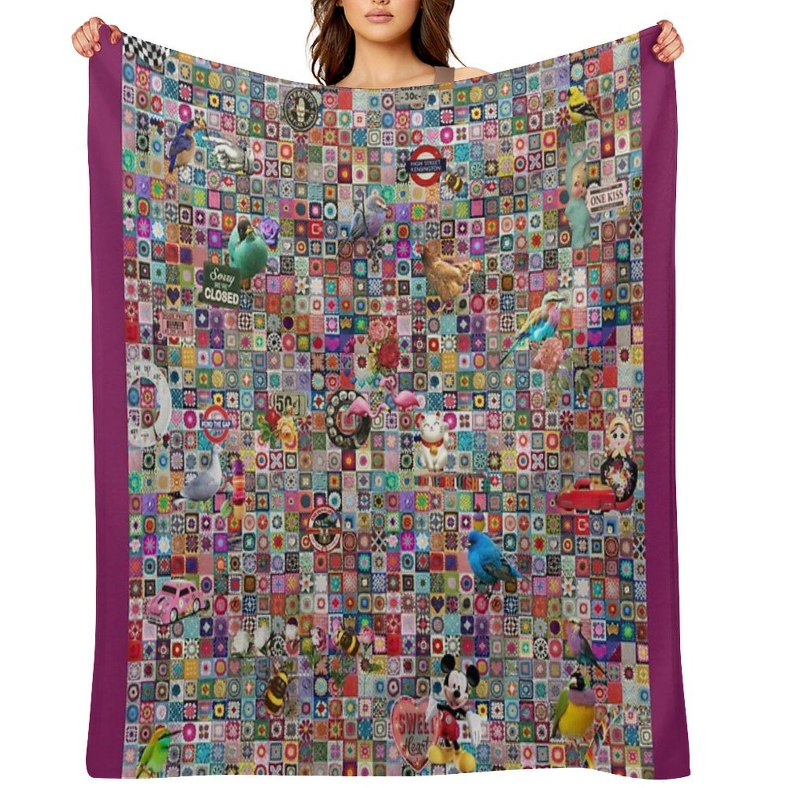 Granny Madness Durable Throw Blanket