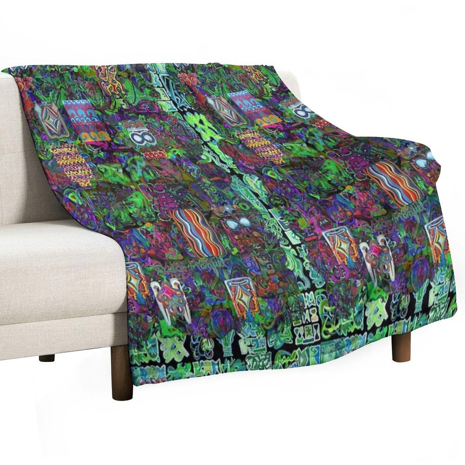 Pop Abstract All-season Throw Blanket