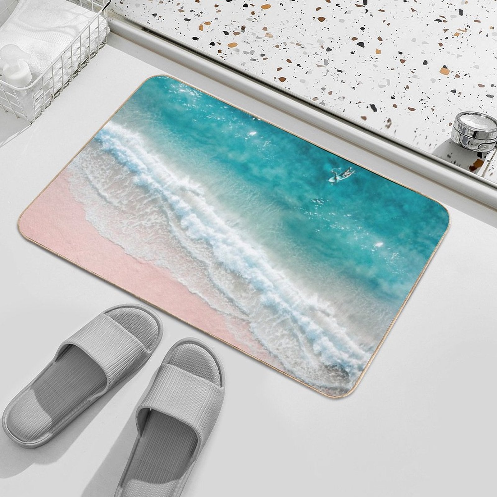 Summer Beach  Versatile Bath Mat