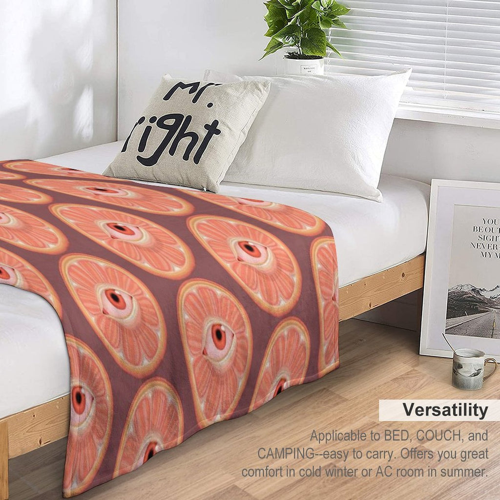 Seeing Orange Eco-conscious Throw Blanket