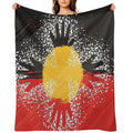 Awesome Aboriginal Art Comfort Throw Blanket