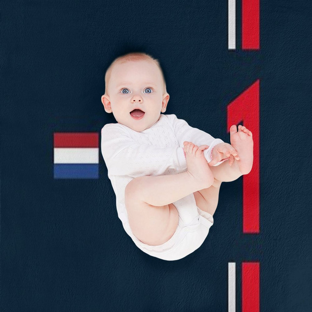 F1 2022 - #1 Verstappen Velvety-soft Throw Blanket
