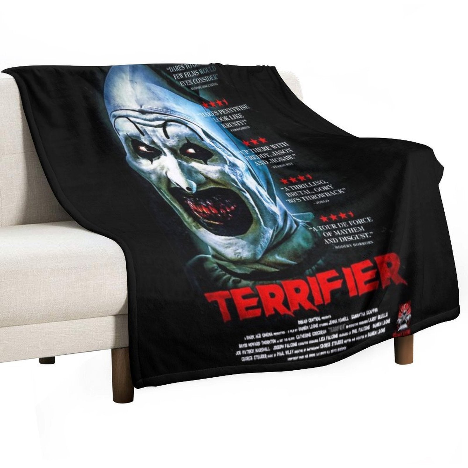 Music Vintage Retro Terrifier 2017 Movie Poster Love You Fans Quick-dry Throw Blanket
