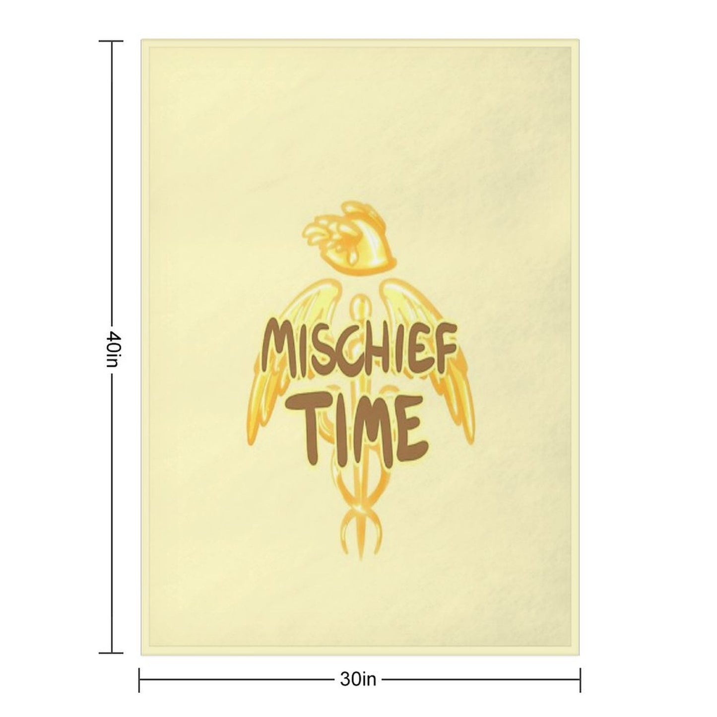 Mischief Time All-season Throw Blanket