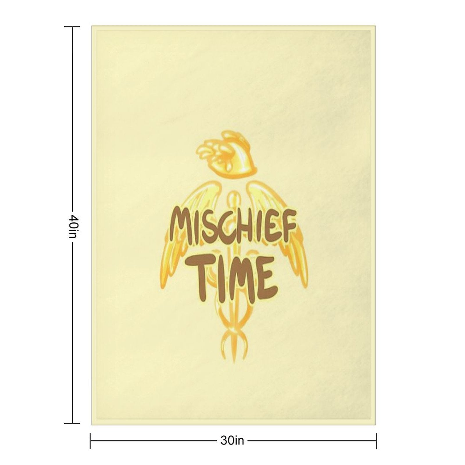Mischief Time All-season Throw Blanket
