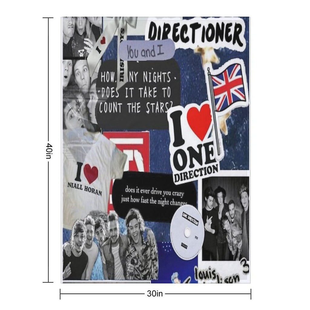 One Direction Easy Care Throw Blanket