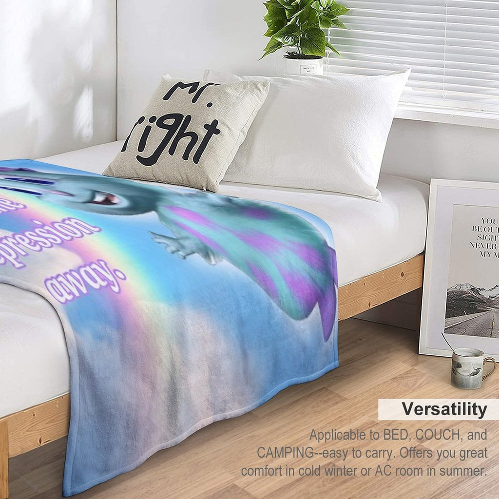 Bibble Motto Durable Throw Blanket