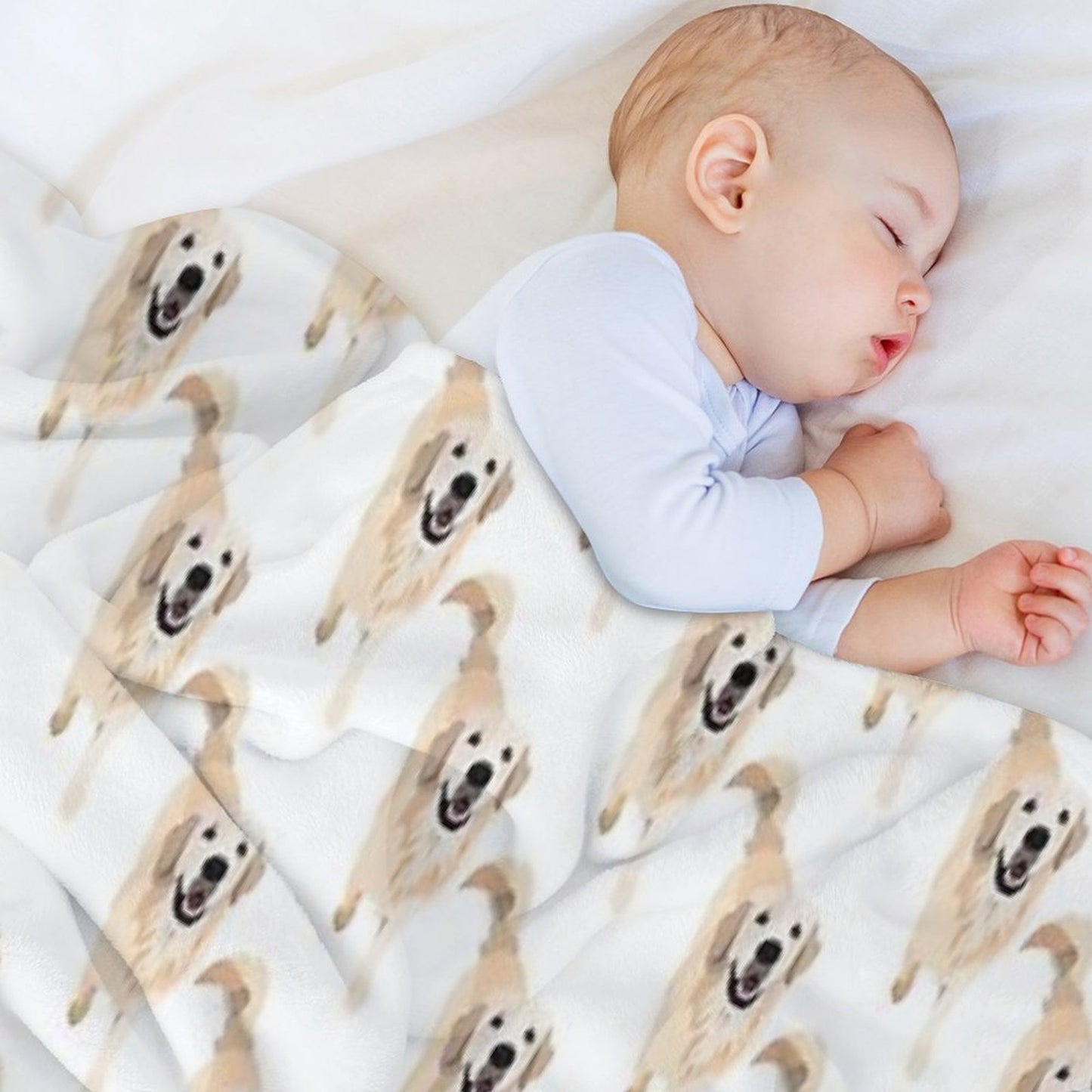 Golden Retriever Doggo Quick-dry Throw Blanket