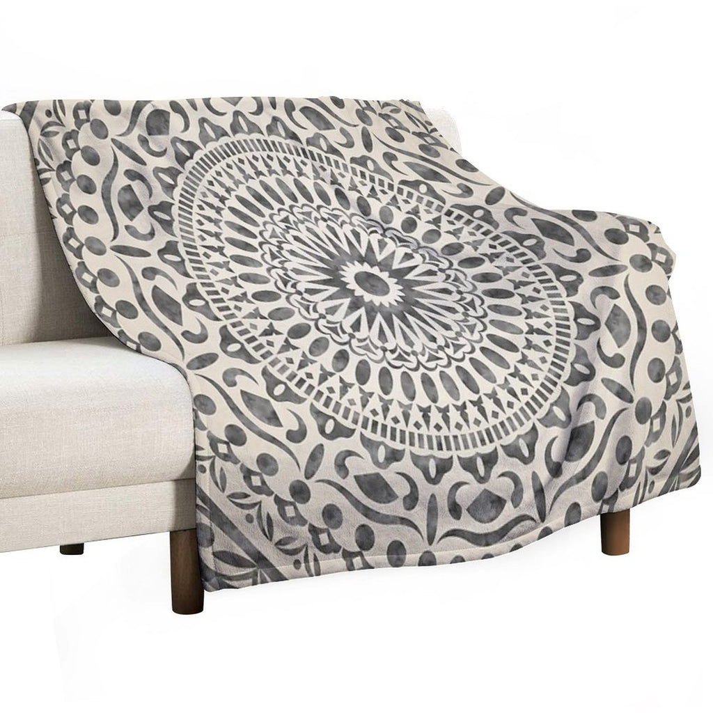 Watercolor Mandala Mandala5w Versatility Throw Blanket