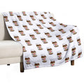 Real Nutella Easy Care Throw Blanket