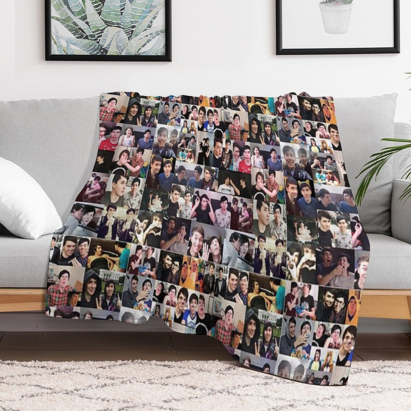 Dan And Phil! Durable Throw Blanket