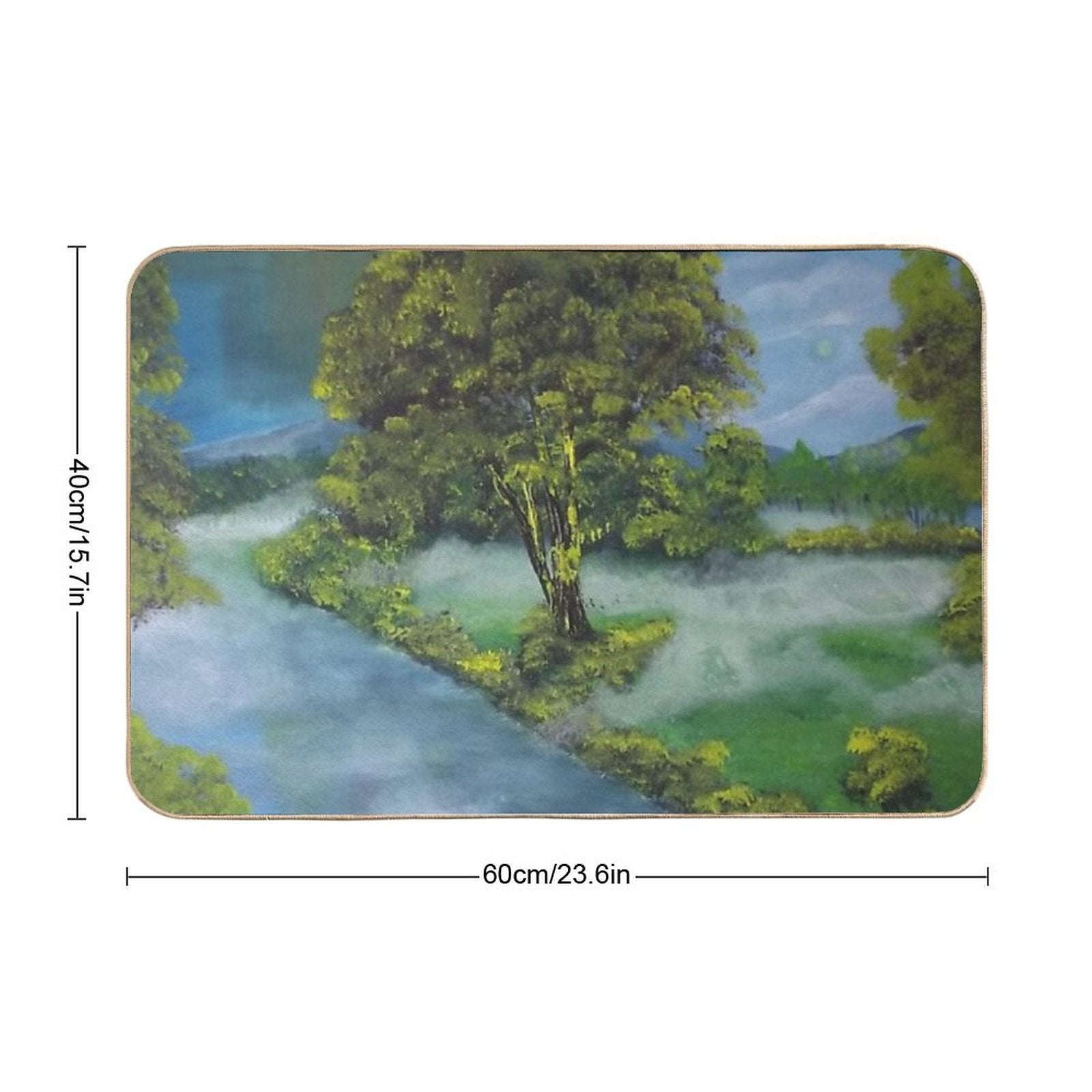 The Morning Dew  Pet-Safe Bath Mat
