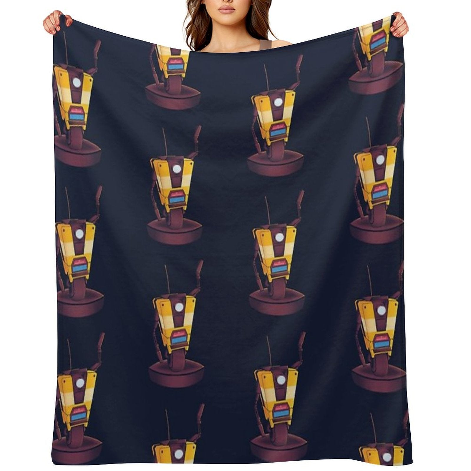 Waving Claptrap! Compact Throw Blanket