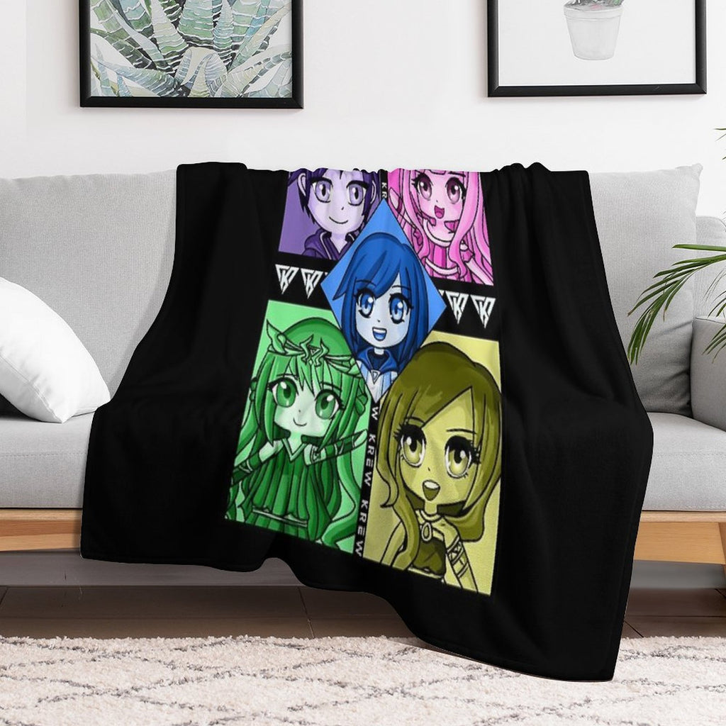 Aesthetic Funneh Krew Shrink-resistant Throw Blanket