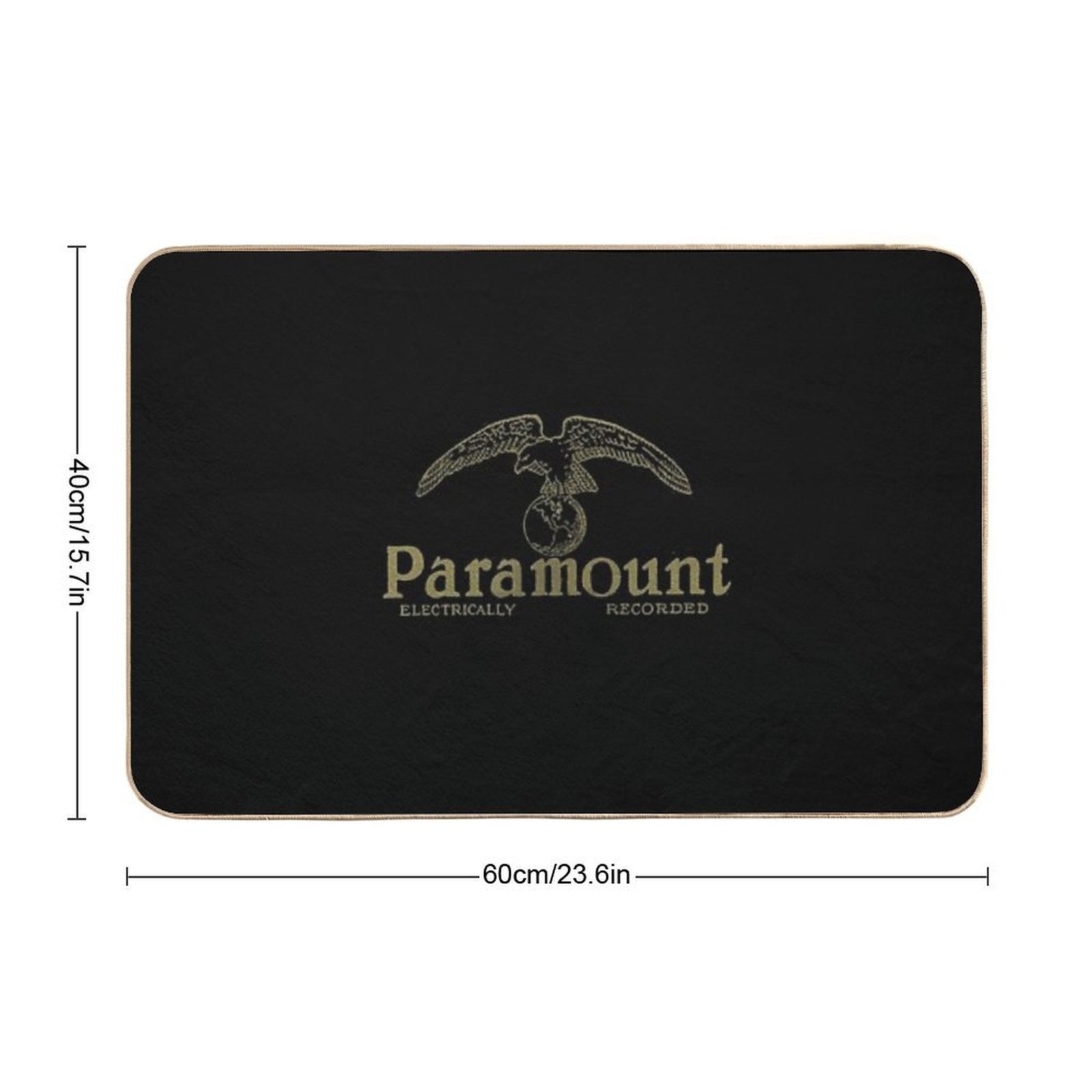 Vintage Paramount Records - Electrically Recorded  Multi-Purpose Bath Mat
