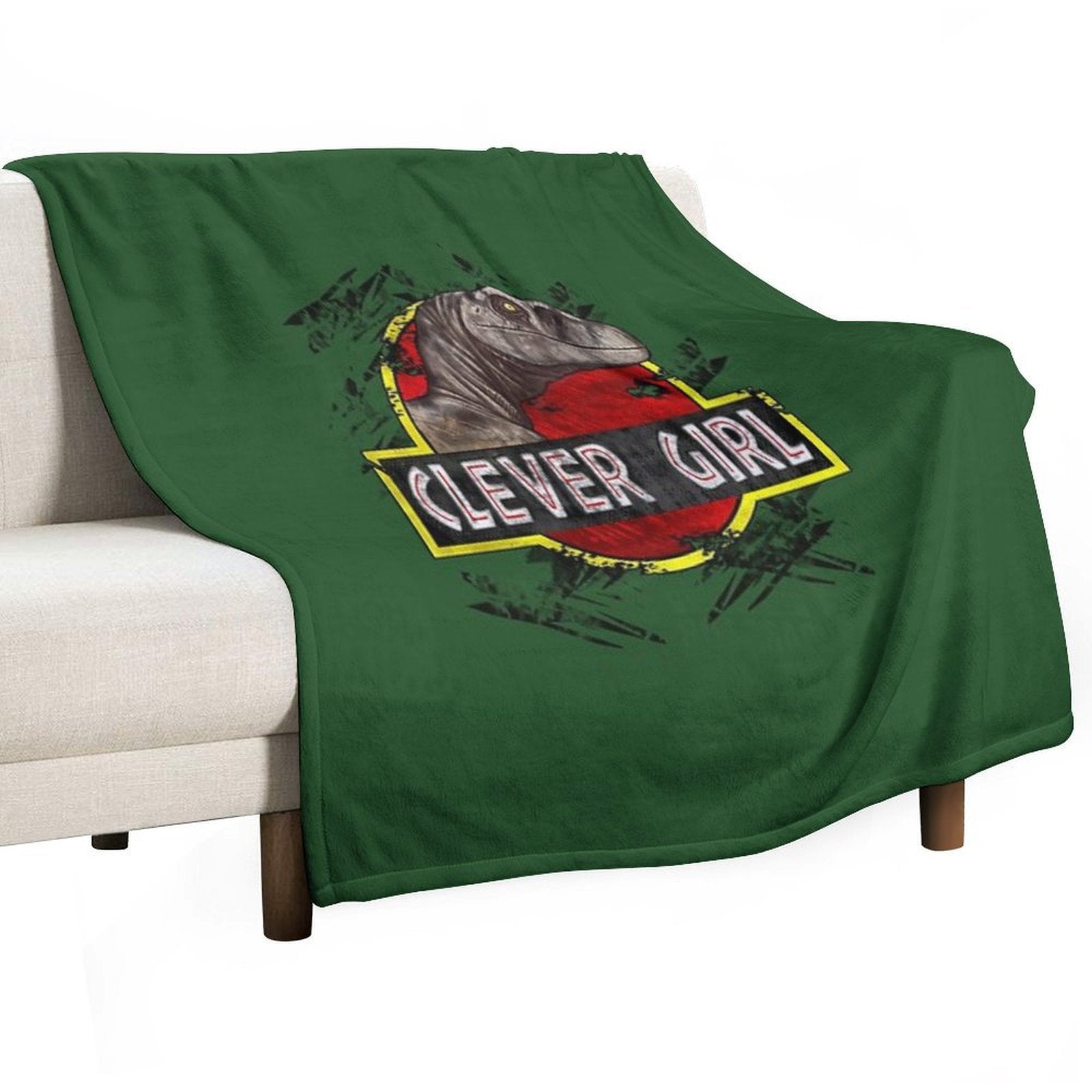 Clever Girl All-season Throw Blanket