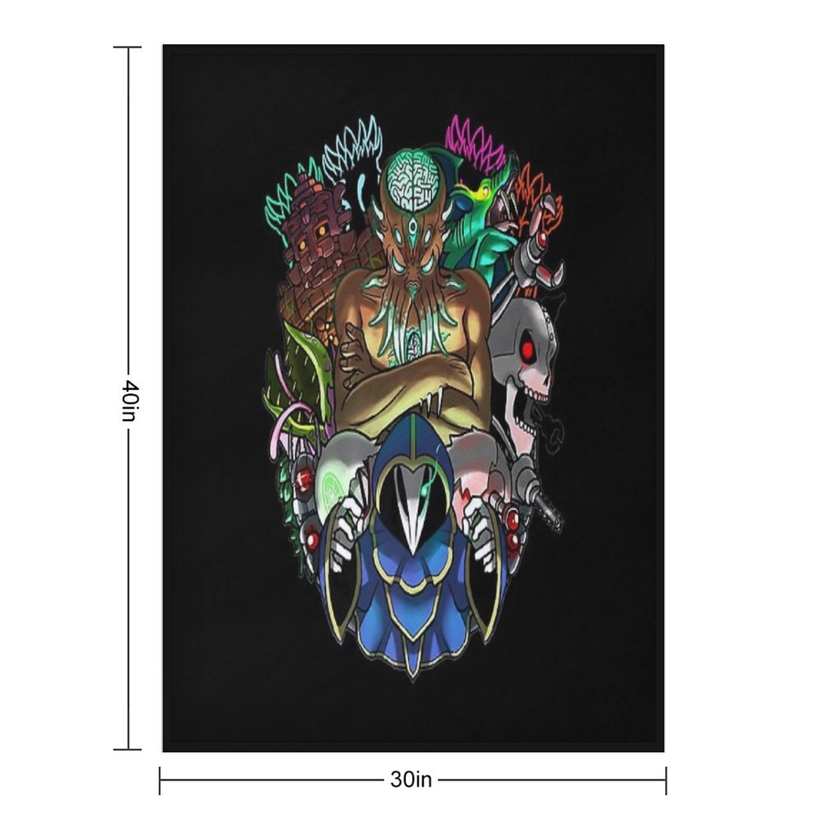 Gift For Men Terraria Game Boss Halloween Eco-conscious Throw Blanket