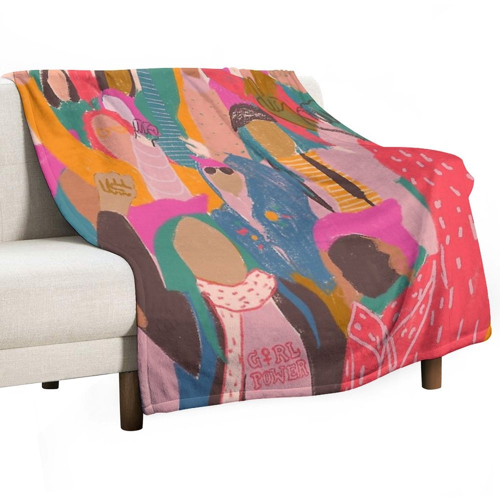 Women's March Gift-ready Throw Blanket