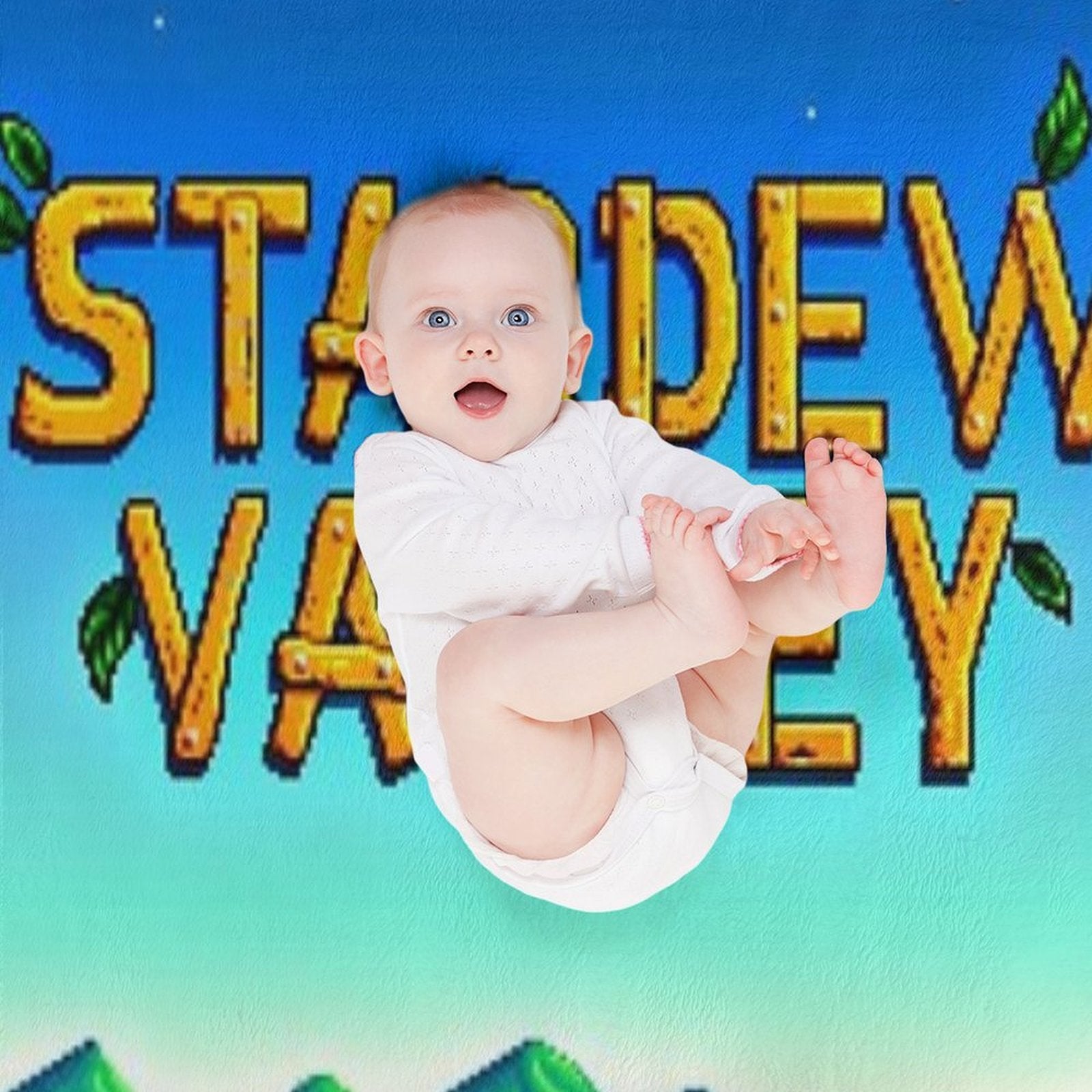 Stardew Valley Title Durable Throw Blanket