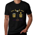 Forest Park Ranger Easy Lazy Funny Halloween Costume Cosplay  Heathered Texture T-Shirt