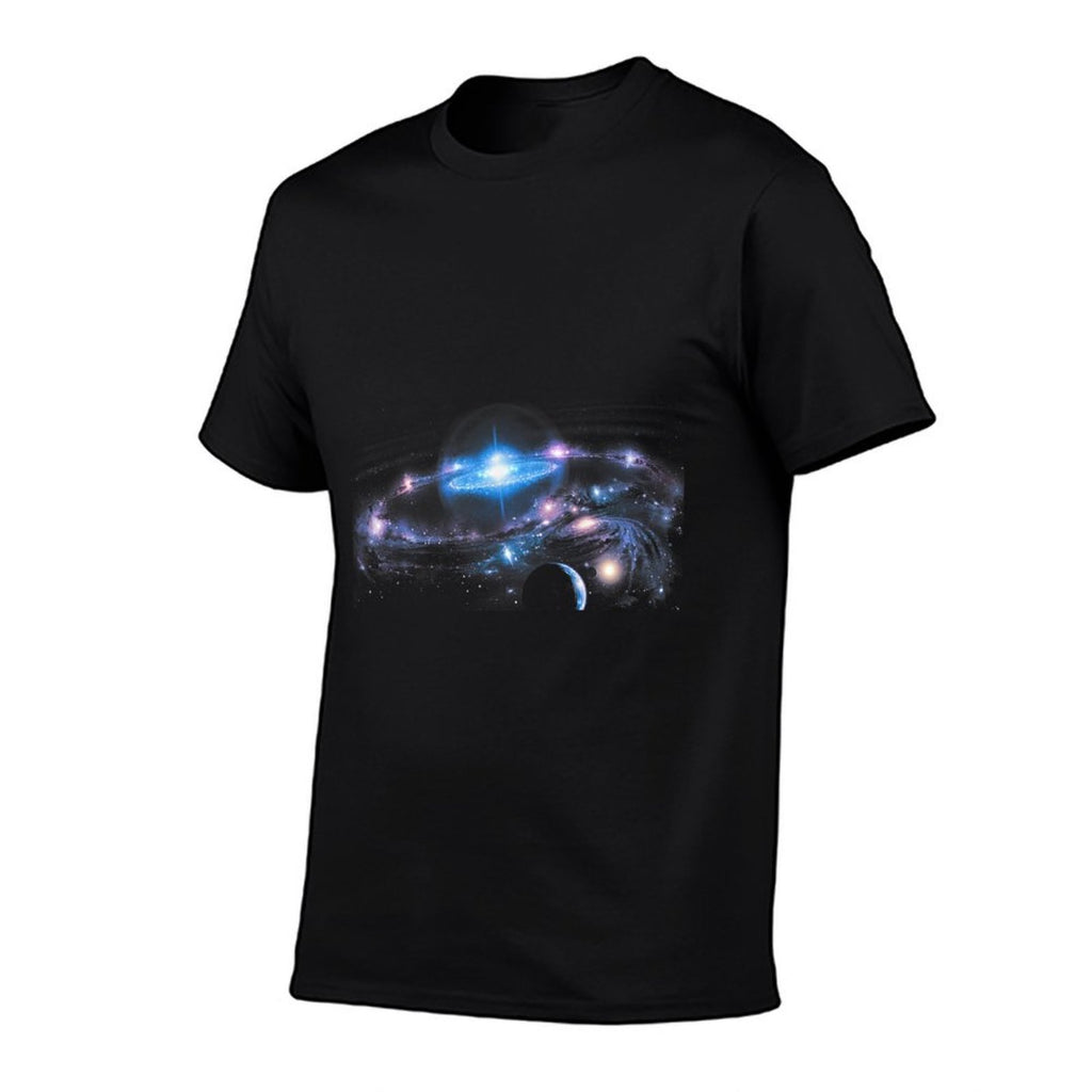 Universe Galaxy Sky Black Hole Physics Science Space Teacher  Wrinkle-resistant T-Shirt