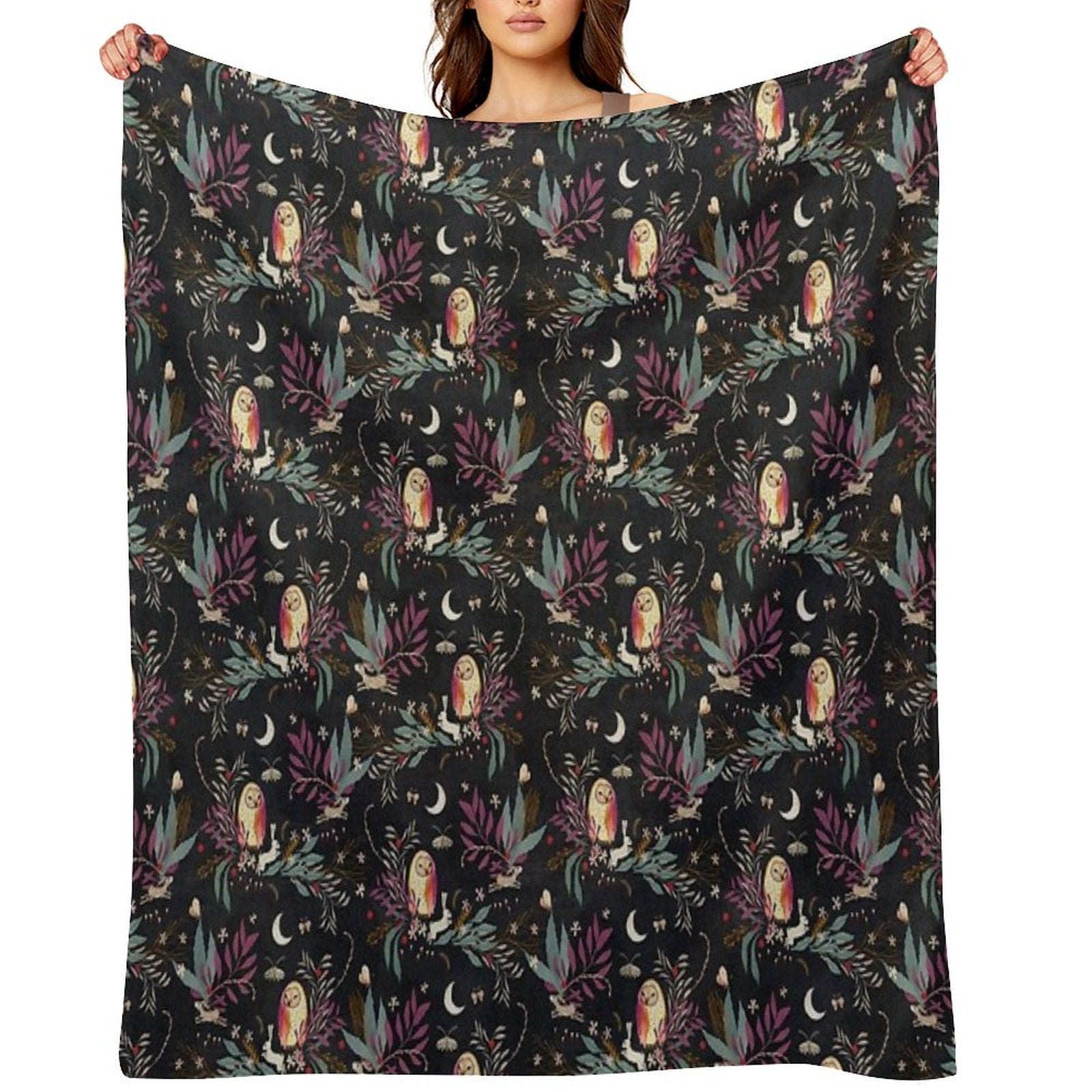 In The Night Garden Eco-conscious Throw Blanket