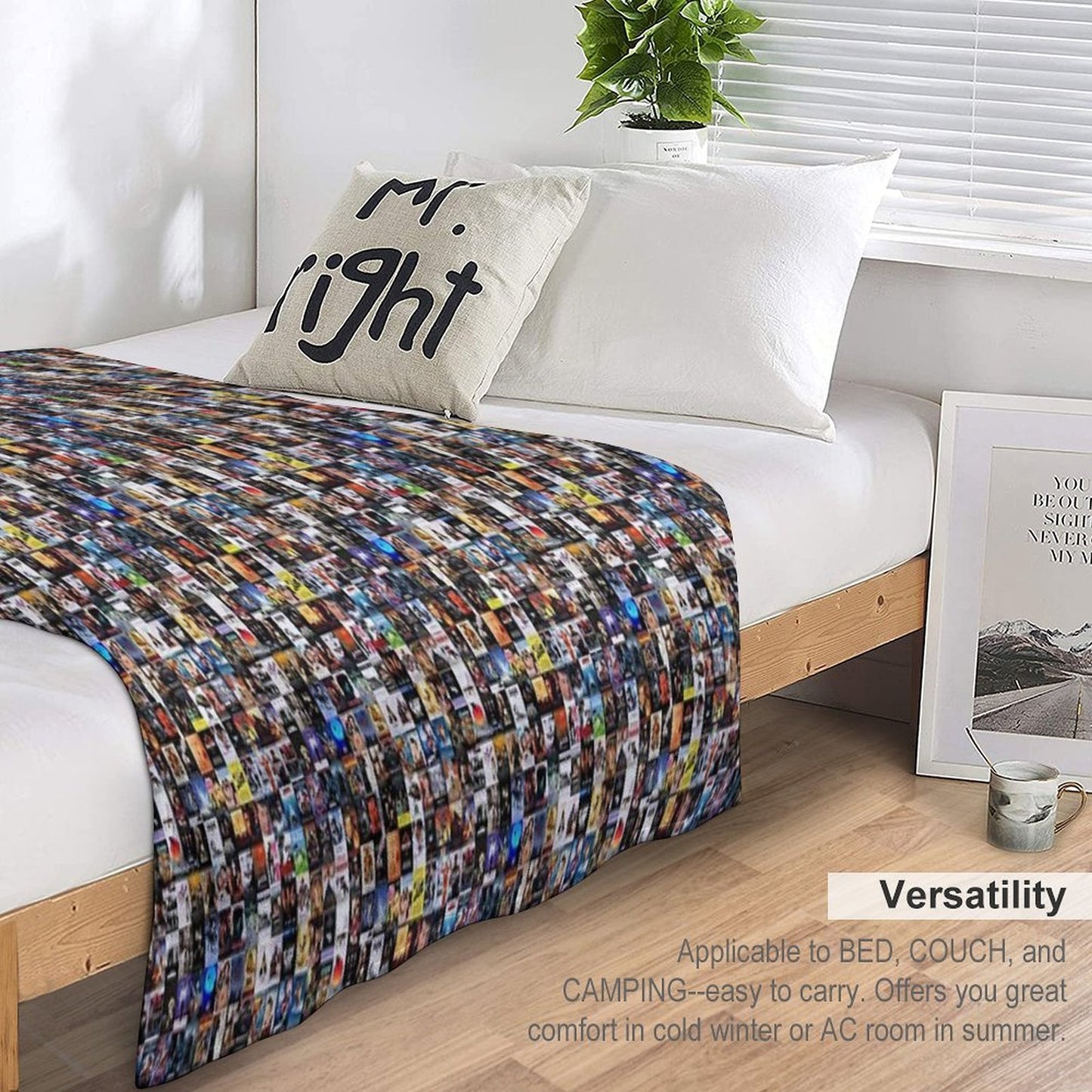 Mixed Movie Montage All-season Throw Blanket