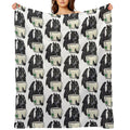 Starflight with Tea Easy Care Throw Blanket