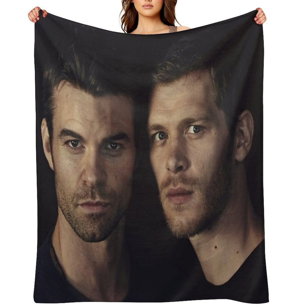 Elijah And Klaus Premium Throw Blanket