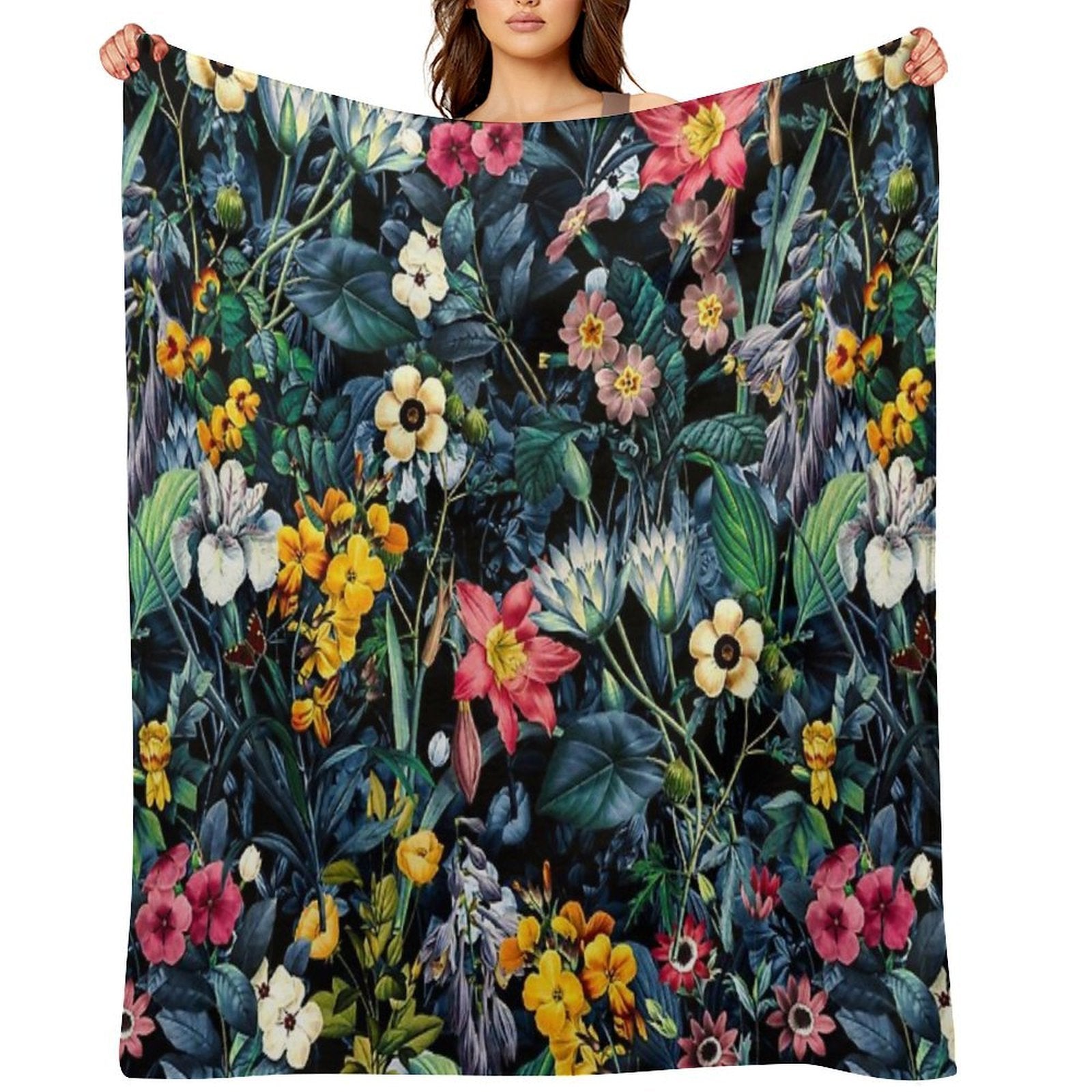 Exotic Garden Gift-ready Throw Blanket