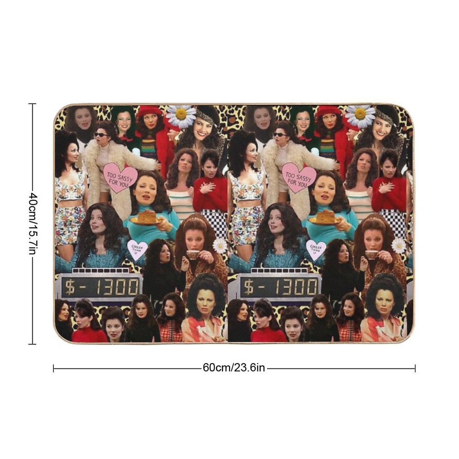 Fran  Non-Slip Bath Mat