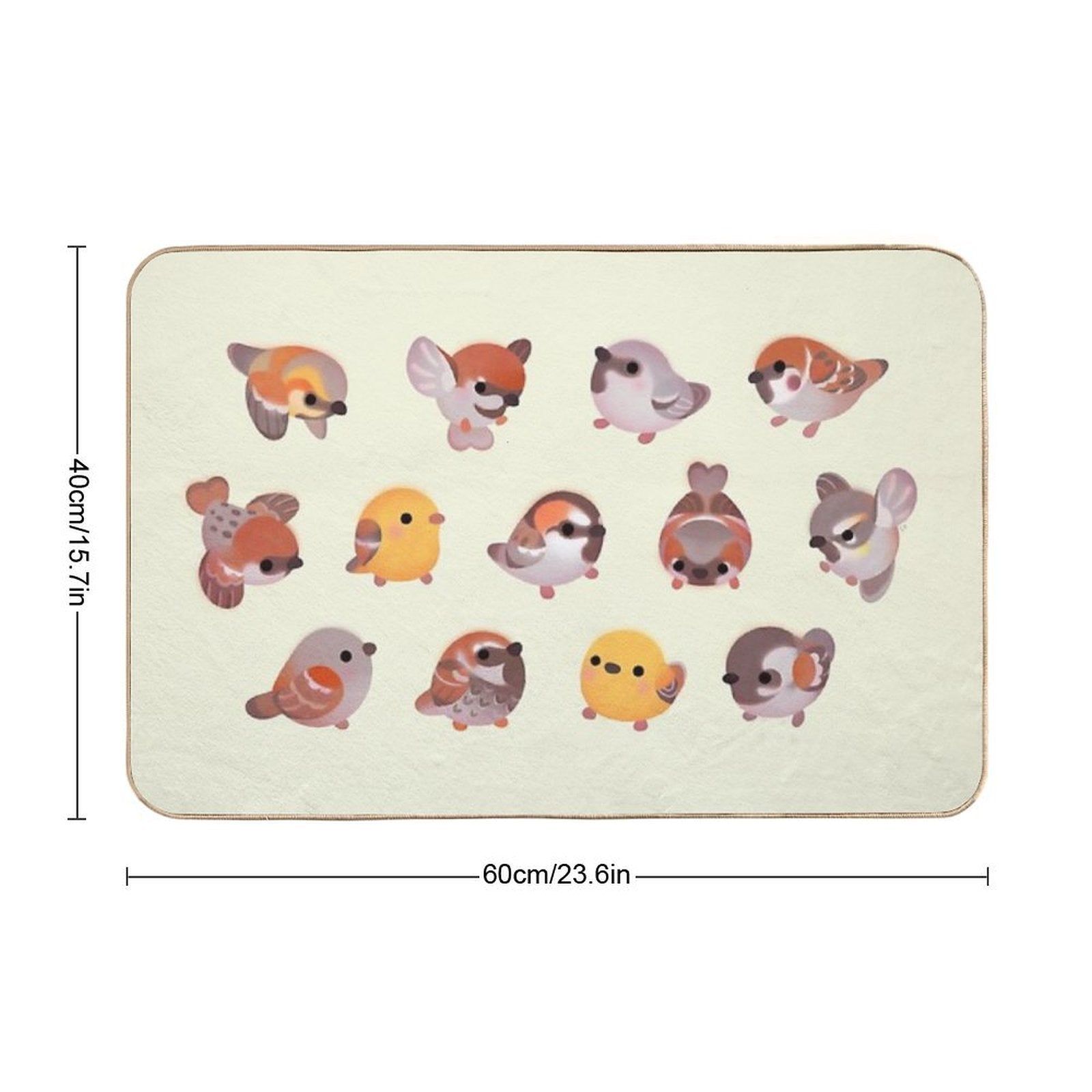 Sparrow  Absorbent Bath Mat