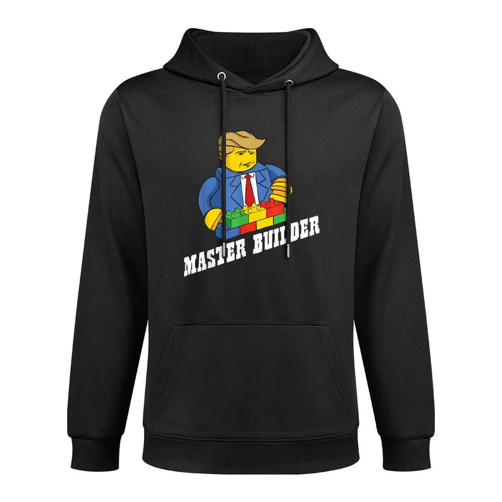 Funny Master Builder Building Blocks Gift Men Women Youth Easy Care Hoodie