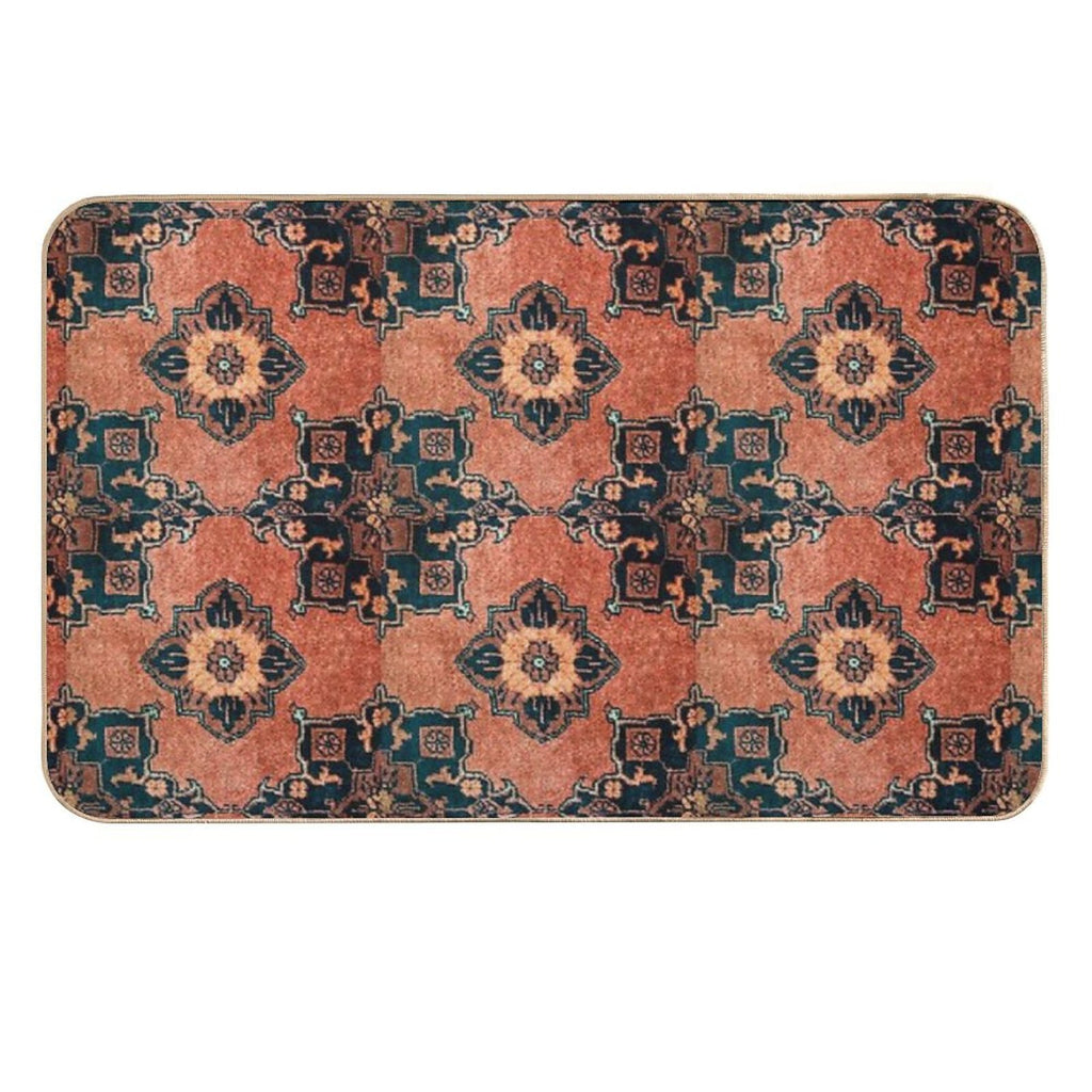 Oriental Turkish Antique Vintage Kilim Rug  Non-Slip Bath Mat