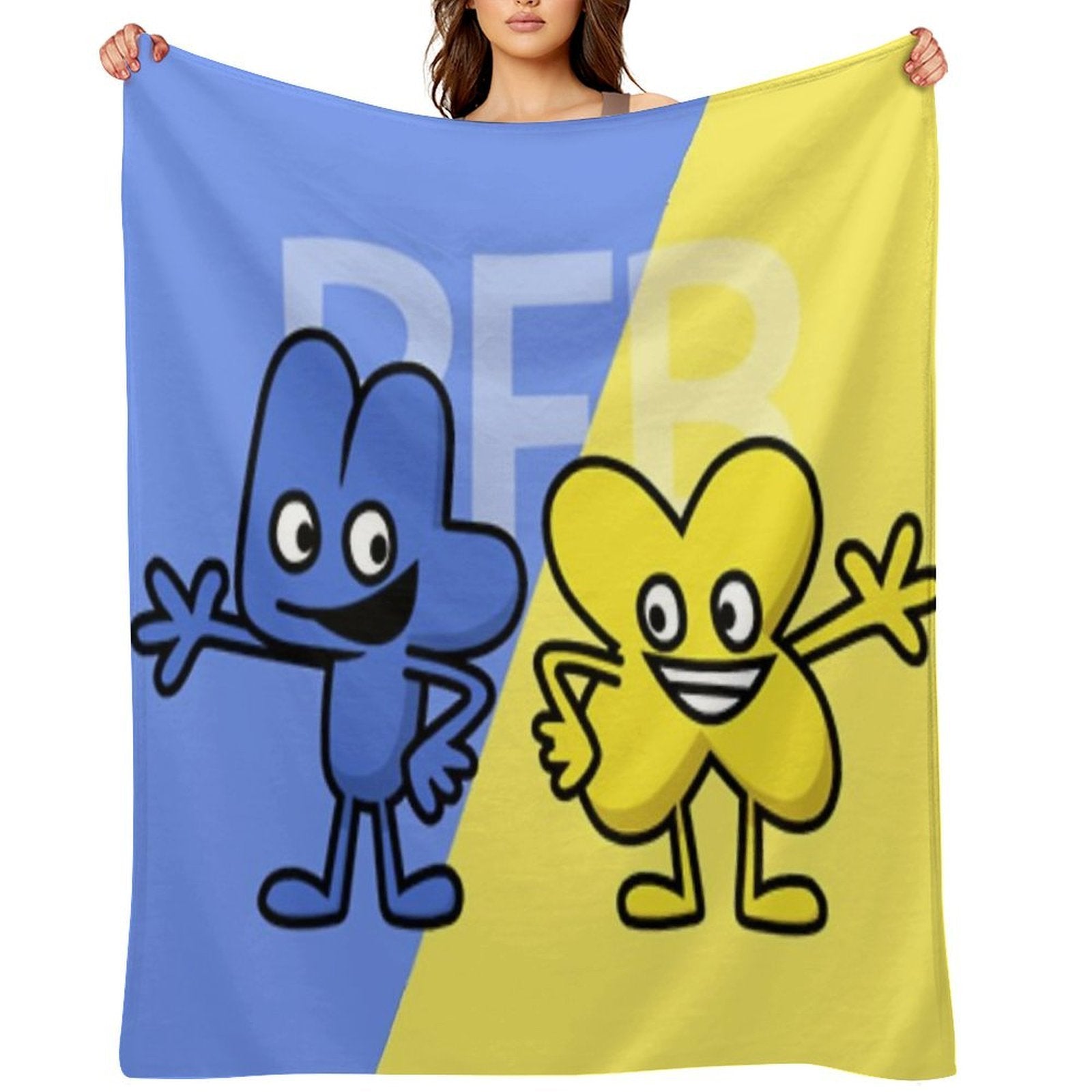 BFB 4 And X Design Lightweight Throw Blanket