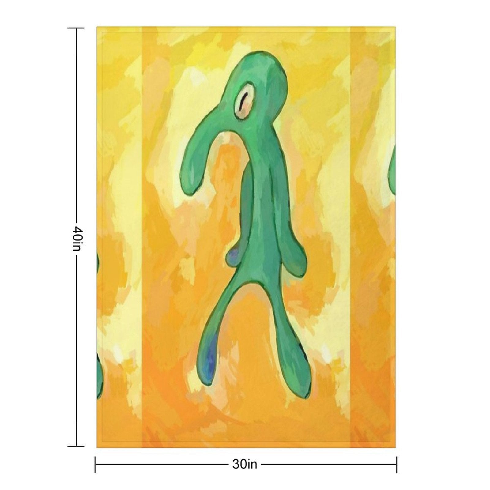 Bold And Brash Art - Iconic SpongeBob SquarePants Design Sustainable Throw Blanket