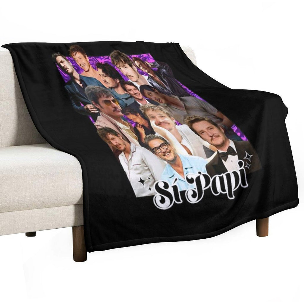 Pedro Pascal Velvety-soft Throw Blanket