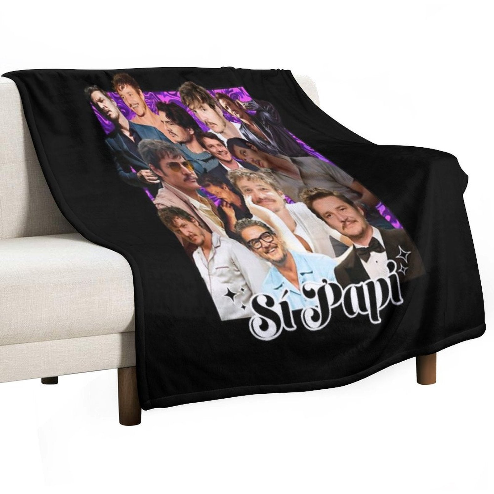 Pedro Pascal Velvety-soft Throw Blanket