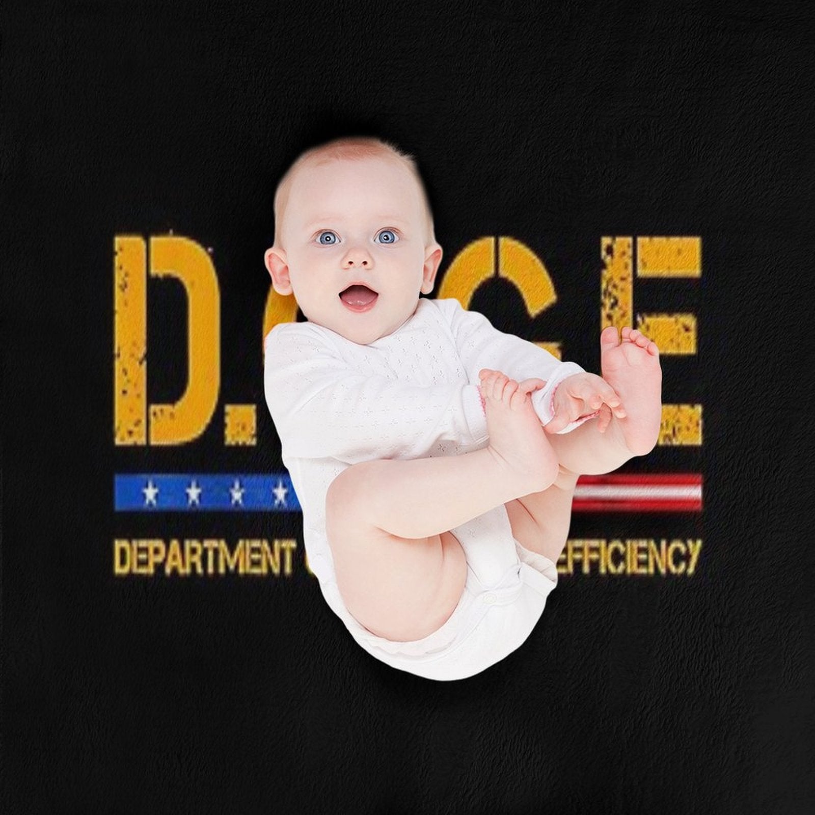 Doge D.O.G.E. Department Of Government Efficiency Quick-dry Throw Blanket