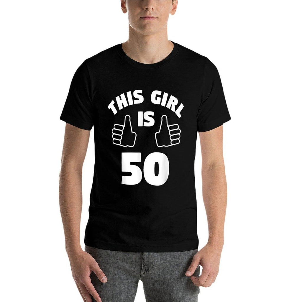 This Girl Is 50 Years Old 50th Birthday Gift for Girls  Breathable T-Shirt