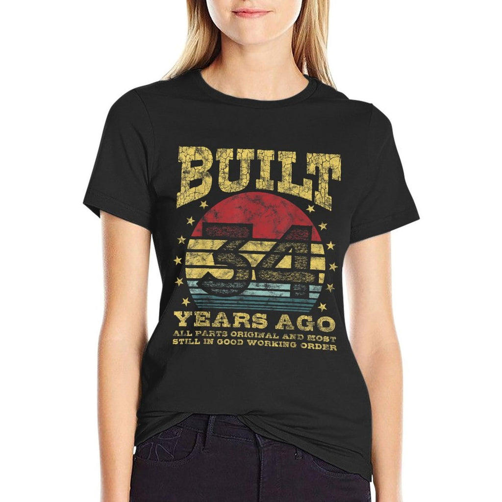 Funny 34th Birthday 34 Year Old B-Day Joke Saying Party  Slim-fit Cut T-Shirt