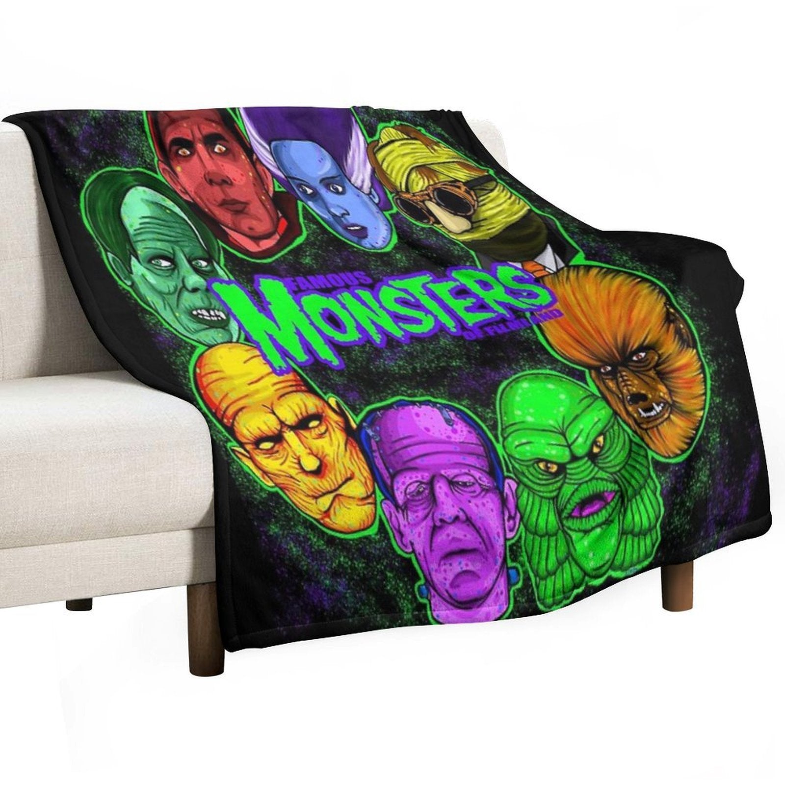 Famous Monsters of Filmland Comfort Throw Blanket
