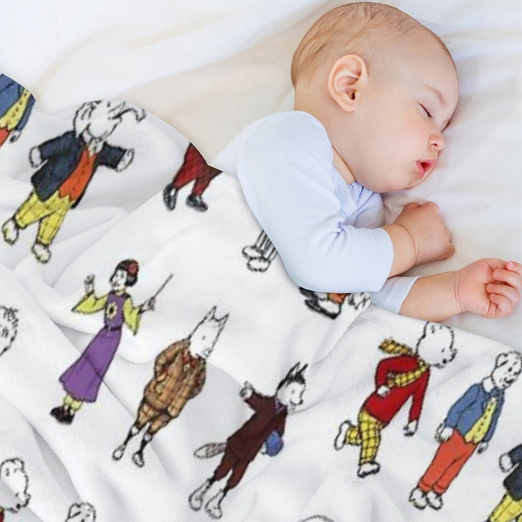 Rupert Bear And Friends Anti-pilling Throw Blanket