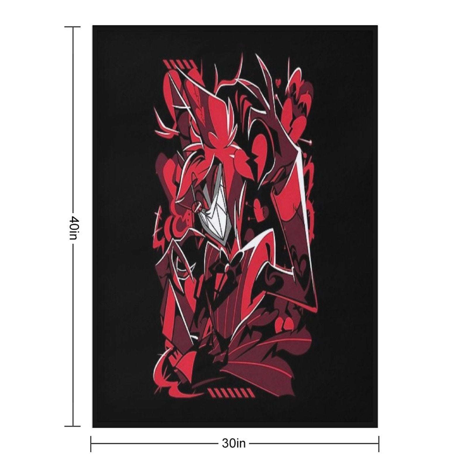 Hazbin Hotel Alastor Multi-functional Throw Blanket