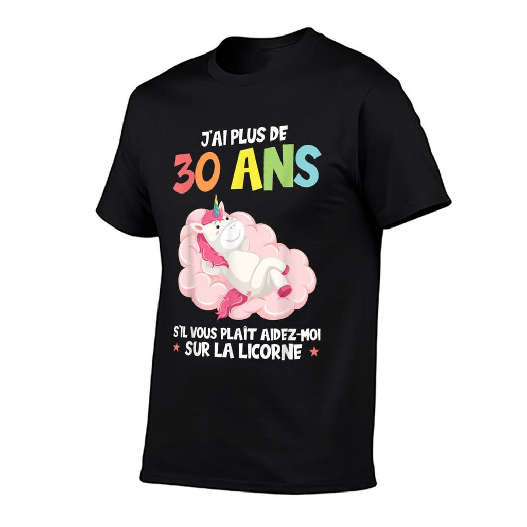 J'ai Plus 30 Ans S'il Vous Plaît 30th Birthday  Heathered Texture T-Shirt